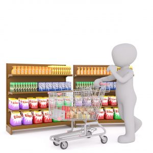 shopping, white male, 3d model